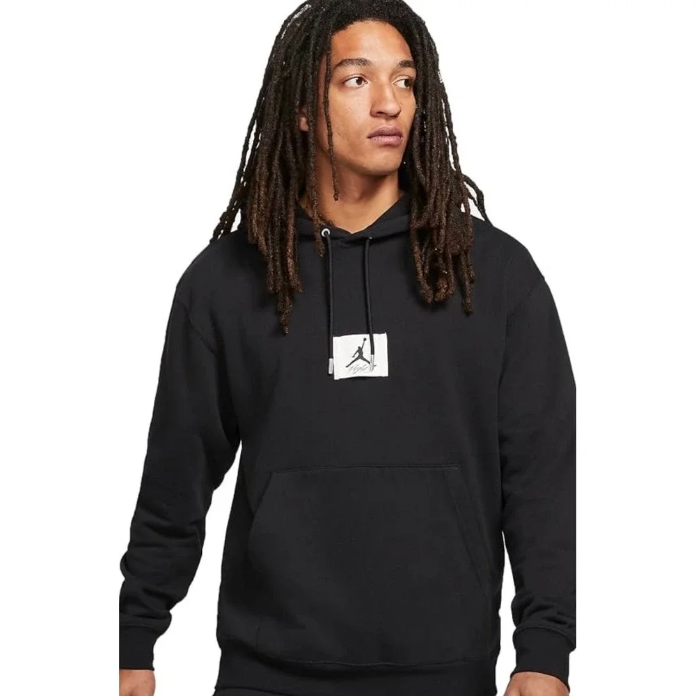 Jordan Men's Flight Essentials Hoodie Black Size 3XL
